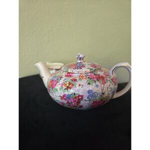 Lord Nelson Ware Chintz Marina Teapot with creamer